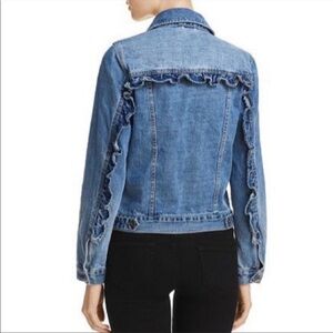 Sunset+Spring 100% Cotton Ruffled Denim Jacket